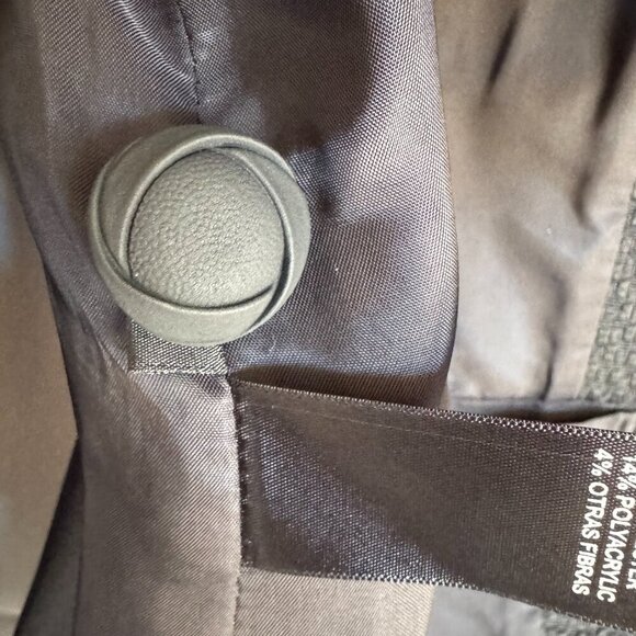 Doncaster Collection Black Tweed Fluffy Fringe Formal Suit Jacket Plus Size 18W - Picture 15 of 15